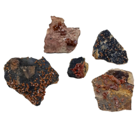 Vzorky Minerálů - Vanadinit (cca 20 kusů)