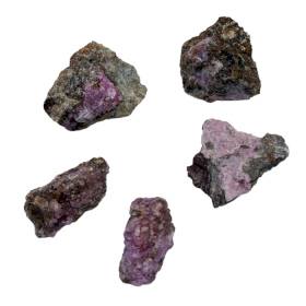 Vzorky Minerálů - Kobaltový Kalcit (cca 7-27 kusů)