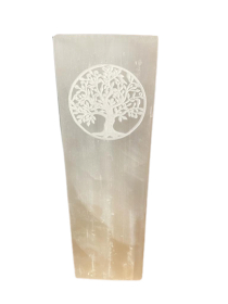 Lampa ze Selenitového Bloku 25cm - Strom Života