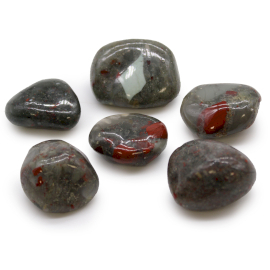 6x Velké Africké Vzácné Kameny - Krvavý Kámen - Seftonit