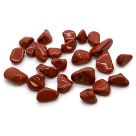 24x Malé Africké Vzácné Kameny - Jaspis - Červený