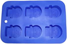 Forma na Mýdlo - 6 Sněhuláků