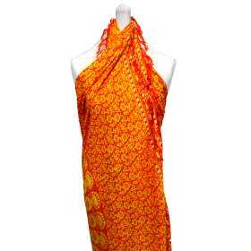 2x Sarong Mandala - Pomeranč & Limetka