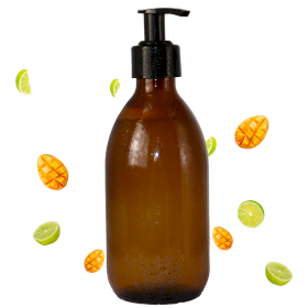 4x Sprchový Gel na Ruce & Tělo bez Etikety - Mango a Limetka