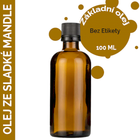 10x Olej ze Sladké Mandle - 100 ml - Bez Etikety