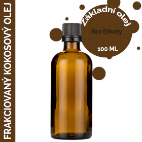 10x Frakcionovaný Kokosový Olej - 100 ml - Bez Etikety