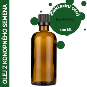 10x Olej z Konopného Semena - 100 ml - Bez Etikety