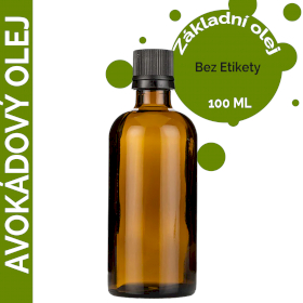 10x Avokádový Olej - 100 ml - Bez Etikety