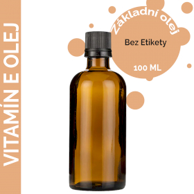 10x Přírodní Vitamín E Olej - 100 ml - Bez Etikety