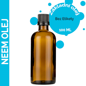 10x Neem Olej - 100 ml - Bez Etikety