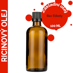 10x Ricinový Olej - 100 ml - Bez Etikety