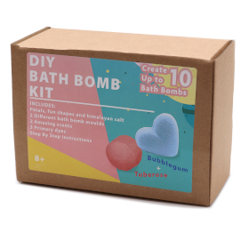 Souprava na Výrobu Bomb do Koupele - Růže a Žvýkačka