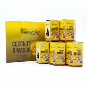 12x Aromatika Masala Kužele Tekoucí Dým - Kokos a Mango