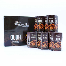 12x Aromatika Masala Kužele Tekoucí Dým - Oudh