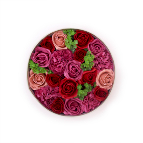 Kulatý Box - Vintage Růže