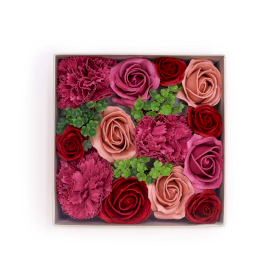 Čtvercový Box - Vintage Růže