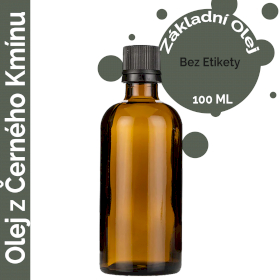 10x Olej z Černého Kmínu - 100ml - Bez Etikety