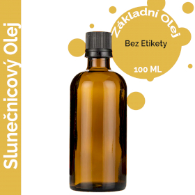 10x Slunečnicový Olej - 100ml - Bez Etikety