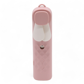 Růžový Nano-Mlha Tvářový Ventilátor / Sprej - USB Nabíjetelný