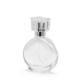 6x 30ml Oválná Lahvička, Stříbrný Sprej a Křišťálový Uzávěr
