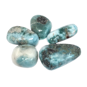 4x Premium Drahé Kameny - Larimar