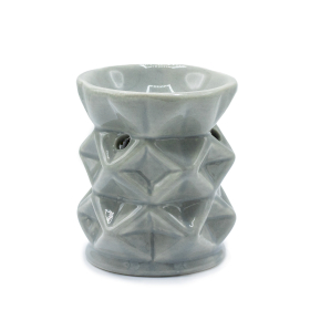 3x Aroma Lampa Geometrická - Šedá