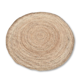 Velký Kruhový Měkký Jutový Koberec 150cm