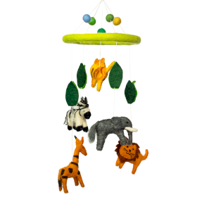 Závěsný Plstěný Kolotoč - Safari