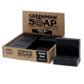 12x Greenman Mýdlo 100 g - Mužně Mužský