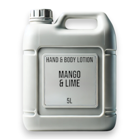 5x Vonné Pleťové Mléko - Mango & Limetka 5L