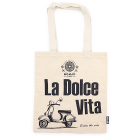 10x Ikonická Základní Taška - La Dolce Vita - (40x36cm) - Přírodní 4oz