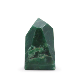 Velké Balení Hrotů z Drahých Kamenů cca 6cm (0.5kg) - Indický Nefrit (cca 8 kusů)