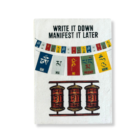 Velký Lokta Zápisník Inspirace  (21x15cm) - 45 listů - Write it Down - inc bookmark