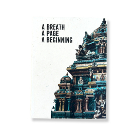 Velký Lokta Zápisník Inspirace  (21x15cm) - 45 listů - A Breath - inc bookmark