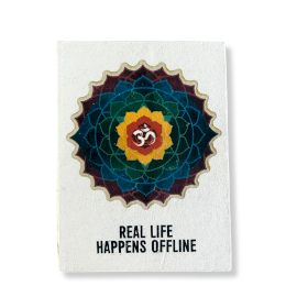 Velký Lokta Zápisník Inspirace  (21x15cm) - 45 listů - Real Life - inc bookmark