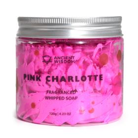 3x Šlehaná Mýdla - Růžová Charlotte 120g