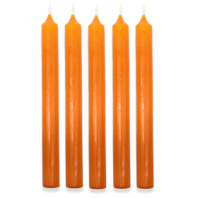 100x Stolní Svíčka - Pomeranč