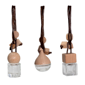 12x Čistá Lahvička - Difuzér do Auta - Visící - 8ml - (3 různé designy x 4)