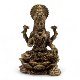 12x Mosazní Miniaturní Sošky Bohů - Laxmi (11gms)  - 30mm