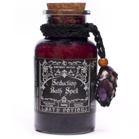 4x Ancient Witch Kouzelný Koupelový Lektvar & Amulet z Ametystu - Svádění