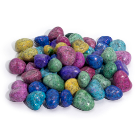 Balení Kousků Drahých Kamenů - Indický Dalmatský Jaspis - 1kg (cca 70 kamenů)