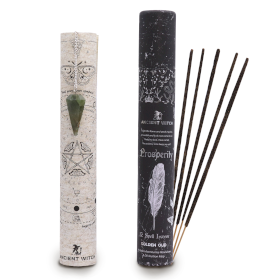 4x Ancient Witch Kouzelné Vonné Tyčinky - Prosperita - Kyvadlo Aventurín