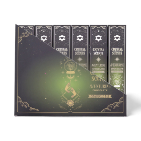 12x Vonné Tyčinky s Aventurínem - Čokoláda