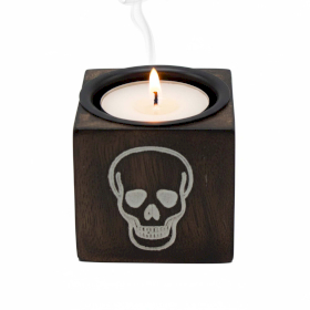 10x Kostkový Svícen / Stojan na Vonné Tyčinky - 5x5x5cm - Čarodějnický Výběr