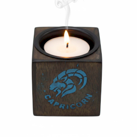 12x Kostkový Svícen / Stojan na Vonné Tyčinky - 5x5x5cm - Výběr Zvěrokruhu