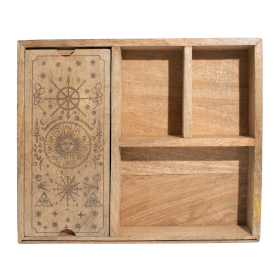 Čtveritá Tarotová Krabička s Držákem na Karty