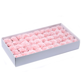 50x Mýdlové Květy - Karafiát - Růžový