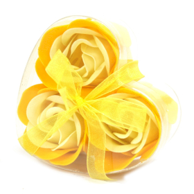 6x Sada 3 Mýdlových Květů  - Jarní Růže