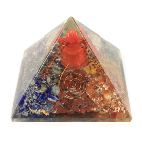 Orgonit Pyramida - 70 mm - Ganesh
