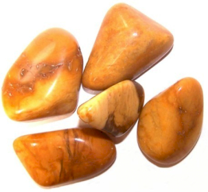 24x Vzácné Kameny - 24 ks - Jaspis - Žlutý